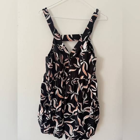Anthropologie Hei Hei Palma Romper Black Leaf Print - Picture 6 of 6